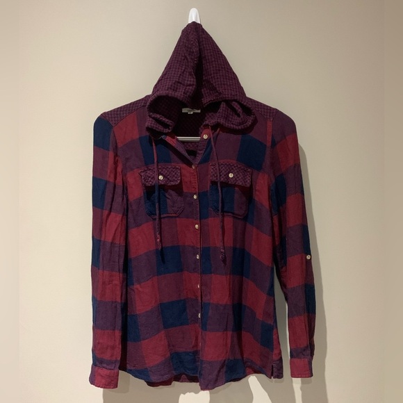 Maurice’s Flannel Hoodie - Picture 4 of 4